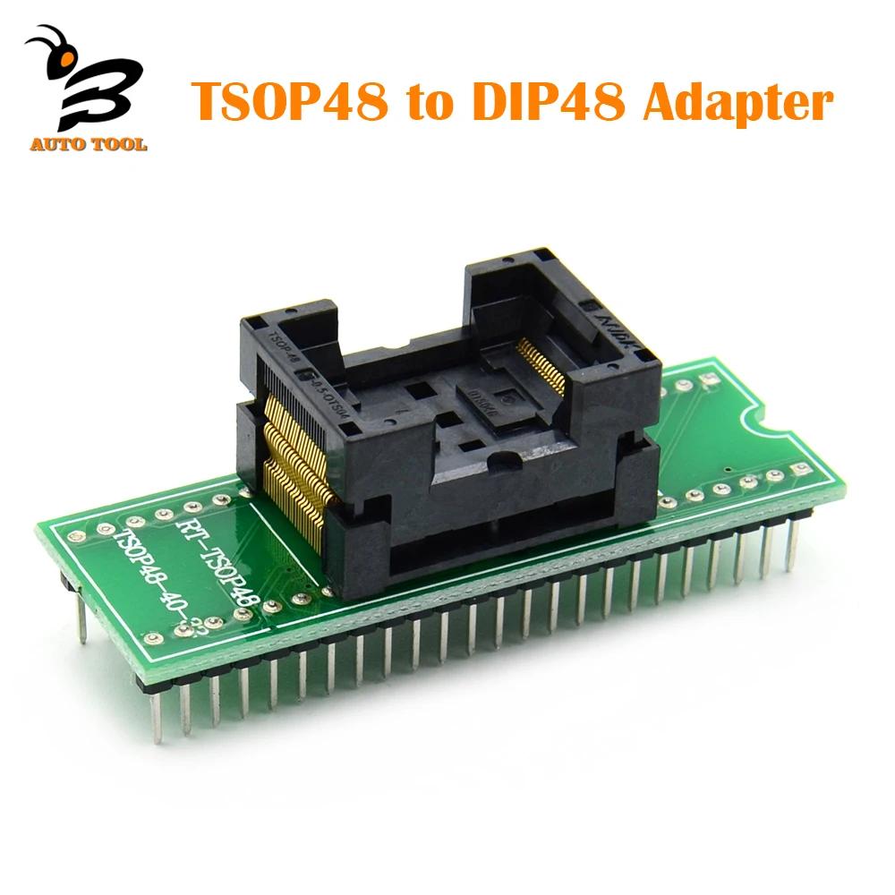TSOP48 to DIP48   TSOP-48-0.5-OTS04B, RT809F RT809H  XELTEK USB α׷  ˿